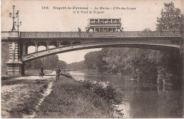 Delcampe - NOGENT - LE - PERREUX " LA MARNE - L'ILE DES LOUPS ET LE PONT DE NOGENT " - Otros & Sin Clasificación