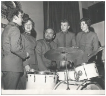 Delcampe - C7179/ The Joy Strings The Salvation Army Beat Group Foto 21,5 X 19,5 Cm 1966 - Autres & Non Classés