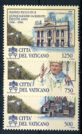 Delcampe - 1996 VATICANO SET MNH ** 50º Anniversario Dell'ordinazione Sacerdotale Sua Santità Giovanni Paolo II - Ungebraucht