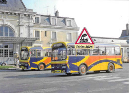 Delcampe - 100C - Autobus Saviem Heuliez SC 50, à Auxerre (89)  - - Busse & Reisebusse