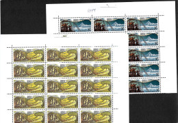 Delcampe - Russland 1991: #6221-6222, 15er Block, Postfrisch ** - Autres & Non Classés