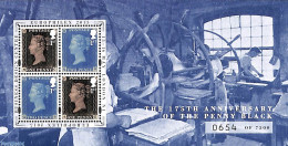 Delcampe - Great Britain 2015 Europhilex, Numbered S/s, Mint NH, Stamps On Stamps - Ungebraucht