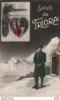 Delcampe - CARTOLINA PATRIOTTICA SALUTI DA TRIORA (YK2804 - Heimat