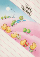 Delcampe - OSTERN HUHN EI Vintage Ansichtskarte Postkarte CPSM #PBP146.A - Ostern