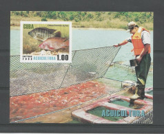 Delcampe - Cuba 2008 Fish S/S  Y.T. BF 235 ** - Blocs-feuillets
