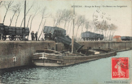 Delcampe - Béthune * Péniche Batellerie , Rivage De Bruay , Bateau En Chargement ( Mine Minerai ? ) Péniches Barge Chaland - Bethune