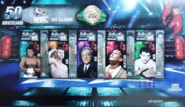 Delcampe - Mexico 2025, José Sulaimán - President Of WBC  Boxers, MNH S/S - Mexiko