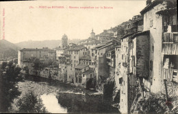 Delcampe - CPA Pont En Royans Maisons Suspendues Sur La Bourne - Pont-en-Royans