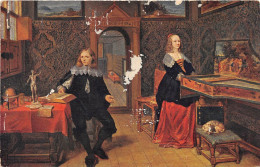 Delcampe - BF34939 Cassel Gonzales Coques Der Junge Gelehrte U Painting Art Front/back Scan - Unclassified