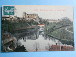 Delcampe - 81 - LAVAUR - Carte Toilée - La Cathédrale Saint Alain Et Les Bords De L'Agout - 1908 - Lavaur