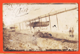 Delcampe - 16046 / Rare Carte-Photo Escadrille Avion Biplan FARMAN COGNARD Aviation Française écrite D' AZROU Le 29 Avril 1918 - Sonstige & Ohne Zuordnung