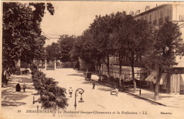 Delcampe - Draguignan Boulevard Georges Clemenceau Et Prefecture - Draguignan