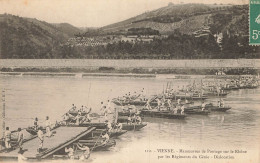 Delcampe - A3885 Vienne Manœuvres De Pontage Sur Le Rhône - Vienne