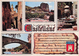 Delcampe - 4 CASTELLANE TOUR DE L HORLOGE - Castellane