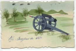 Delcampe - BELLE FANTAISIE  Bonjour Du 46° INFANTERIE 7EME CIE 4EME SECTION SECTEUR POSTAL 10. L .MIOT - Sonstige & Ohne Zuordnung