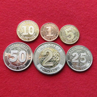 Delcampe - Zimbabwe Set 1 2 10 25 50 Cents 2 $ 2014 2018 Unc - Zimbabwe