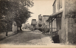 Delcampe - Auvers Sur Oise CPA Les Vallees La Rue Daubigny - Auvers Sur Oise
