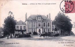 Delcampe - 89 - Yonne -  CHEROY - L Hotel De Ville Et Le Groupe Scolaire - Cheroy