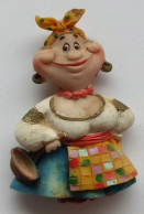 Delcampe - Decorative Fridge Magnet "Ukrainian Woman." - Autres & Non Classés