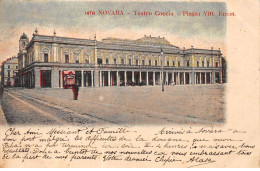 Delcampe - ITALIE - NOVARA - SAN39195 -- Teatro Goccia - Piazza Vitt. Eman - Novara