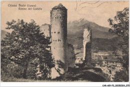 Delcampe - CAR-ABYP3-0182-ITALIE - CHIUSA PESIO - Rovine Del Castello - Cuneo