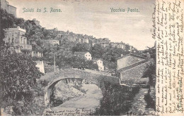 Delcampe - ITALIE - SAN48116 - Saluti Da S. Remo - Yecchio Ponte - San Remo