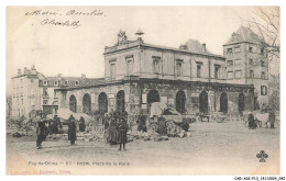 Delcampe - CAR-ADIP13-0846-63 - RIOM - Place De La Halle - Riom