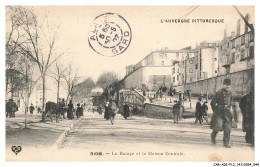 Delcampe - CAR-ADIP13-0847-63 - RIOM - La Rampe Et La Maison Centrale - Riom