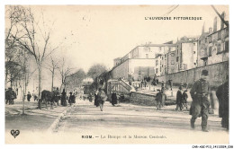 Delcampe - CAR-ADIP13-0844-63 - RIOM - La Rampe Et La Maison Centrale - Riom