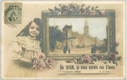 Delcampe - 63.RIOM.DE RIOM JE VOUS ENVOIE CES FLEURS - Riom