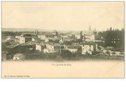 Delcampe - 63.RIOM.n°48.VUE GENERALE DE RIOM - Riom