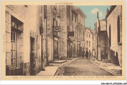 Delcampe - CAR-ABOP1-0078-63 - ST-GERMAIN-LAMBRON - Cure D'aire - Rue Des Jardiniers - Saint Germain Lembron