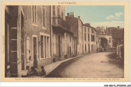 Delcampe - CAR-ABOP1-0081-63 - ST-GERMAIN-LAMBRON - Route De Breuil - Saint Germain Lembron
