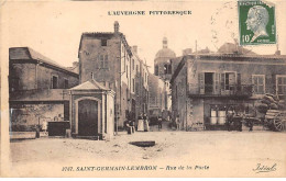 Delcampe - 63 - SAINT GERMAIN LEMBRON - SAN46590 - Rue De La Poste - Saint Germain Lembron