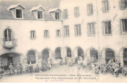 Delcampe - 63 - RIOM - SAN40124 - Institution Sainte Marie - Equipement D'un Détachement Du 97e T*Territorial - Riom