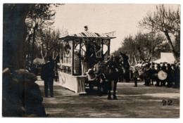 Delcampe - Orange Carte Photo Chinzzi Dario Rue De La Republique , Défilé , Corso - Orange