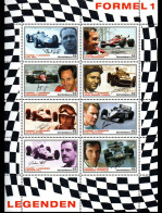 Delcampe - Österreich 2007 - Mi.Nr. 2654 - 2661 Kleinbogen - Postfrisch MNH - Formel 1 Rennfahrer - Automobile