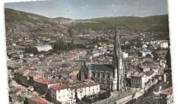 Delcampe - SAINT-AFFRIQUE: Quartier église Vue Aérienne 10X15 - Très Bon état - Saint Affrique