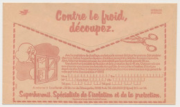 Delcampe - Postal Cheque Cover France Insolation - Wind Blowing - Scissors - Non Classés