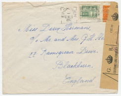 Delcampe - Cover Netherlands - GB / UK 1952 Label / Seal - Costums And Currency Examination - Non Classés