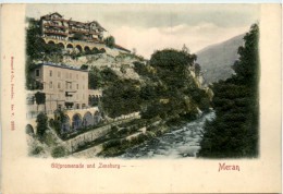 Delcampe - Meran - Gilfpromenade - Reliefkarte - Merano
