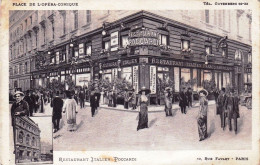 Delcampe - 75 - PARIS 02  - Restaurant Italien "POCCARDI " 12 Rue Favart - Paris (02)