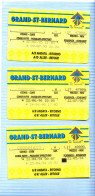 Delcampe - B_17 Biglietto Pedaggio Tunnel Autostradale Gran San Bernardo - Tickets D'entrée