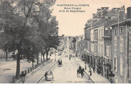 Delcampe - 85 - FONTENAY LE COMTE - SAN67558 - Rues Turgot Et De Le République - Fontenay Le Comte