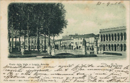 Delcampe - PADOVA - Prato Della Valle E Loggia Amulea - VIAGGIATA NEL 1900 !! - Rif. 1750 PI - Padova