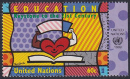 Delcampe - 1999 Vereinte Nationen > New York ** Mi:NT-NY 829, Yt:NT-NY 813, Education - Keystone To The 21st Century - Nuovi