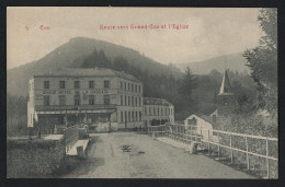 Delcampe - Coo - Route Vers Grand-Coo Et L'Eglise - Grand Hôtel De La Cascade - Voir Scans - Stavelot