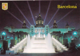 Delcampe - Cataluna -  BARCELONA - Montjuic - Palau Nacional I Font LLuminosa - Barcelona