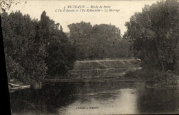 Delcampe - CPA Puteaux Bords De Seine L Ile D Amour Et L Ile Rothschild Le Barrage - Puteaux