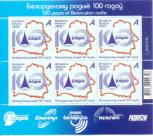 Delcampe - 2025. Belarus, Centenary Of The Belarussian Radio, Sheetlet, Mint/** - Belarus